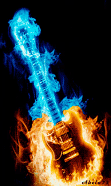Guitar Flame GIF