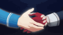 kirito eugeo asuna lefa sinon shake hands anime bloody hands