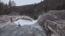 kayaking red bull rapids stream river