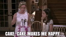 Cake Makes Me Happy GIF - Fuller House Cake Me Me Happy Hungry GIFs