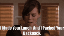 One Tree Hill Haley James Scott GIF - One Tree Hill Haley James Scott I Made Your Lunch And I Packed Your Backpack GIFs