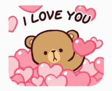 Bear I Love You GIF - Bear I Love You Hearts GIFs