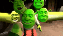 Shrek Monday Shrek Heads GIF - Shrek Monday Shrek Shrek Heads GIFs