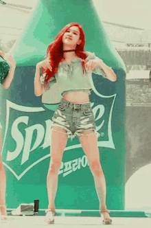 dancing smile red hair red