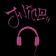Jnice Jnice1 GIF - Jnice Jnice1 Pink Headphones GIFs