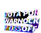 Vota Por Warnock Y Ossoff Vota Sticker - Vota Por Warnock Y Ossoff Vota Vote For Warnock And Ossoff Stickers