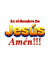 Jesús En El Nombre De Jesus Sticker