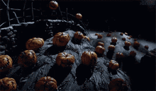 halloween pumpkin smoking ghost jack o lanterns