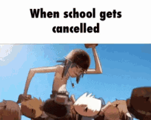 When School Gets Cancelled GIF - School Cancelled When School Gets Cancelled GIFs