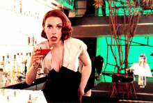 Natasha Romanoff Scarlett Johansson GIF - Natasha Romanoff Scarlett Johansson Wink GIFs