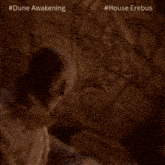 a poster for dune awakening shows a statue of a man and the date june 5th
