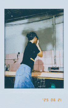 a picture of a woman taken on june 25th