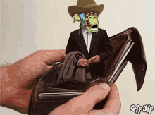Dropteeth Pulp Fiction Wallet GIF