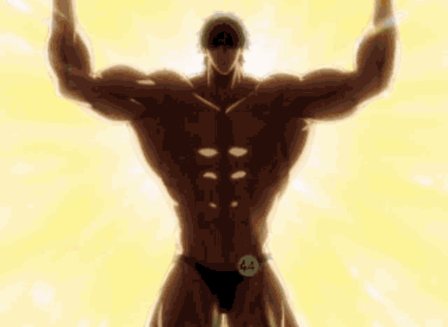 Muscular Anime Man Shirtless Manga Boy - Anime Character - Magnet |  TeePublic