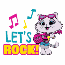 lets rock 44cats lets jam rock out guitar