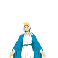 Feliz Santo Inmaculada Inmaculada Concepción Sticker