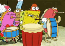 marching band spongebob blow practice rehearsal