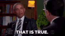 Obama That Is True GIF - Obama That Is True The Late Show With Stephen Colbert GIFs