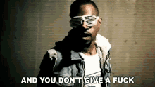 And You Dont Give A Fuck Kanye West GIF - And You Dont Give A Fuck Kanye West Stronger GIFs