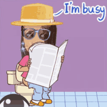 Im Busy Pooping GIF - Im Busy Pooping Bathroom GIFs