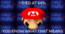 Mario 64percent GIF - Mario 64percent Super Mario GIFs