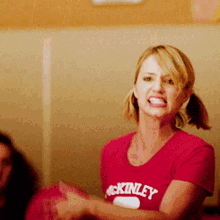 Glee Quinn Fabray GIF - Glee Quinn Fabray Dodge Ball GIFs