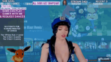 Amouranth Cosplay GIF - Amouranth Cosplay Police Cop GIFs