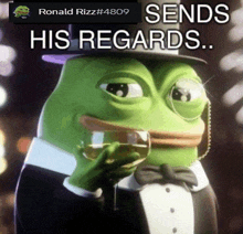 Ronald Rizz Pepe GIF - Ronald Rizz Rizz Pepe GIFs