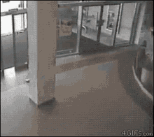 1. Wait, Which Door Should I Go In? Ohhh Automatic Door. This Is Awkward. GIF - Drunk Door Fall GIFs