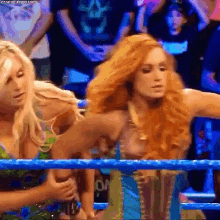 Charlotte Flair Becky Lynch GIF - Charlotte Flair Becky Lynch Wwe GIFs