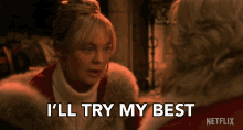 Ill Try My Best Mrs Claus GIF - Ill Try My Best Mrs Claus Goldie Hawn GIFs