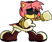 Soul Amy Right Pose Sticker - Soul Amy Right Pose Amy Rose Stickers