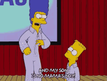 My Son Is No Mama'S Boy GIF - No Mamas Boy Mamas Boy Marge Simpson GIFs