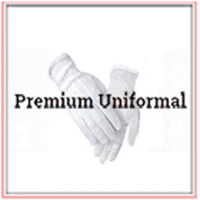 white designer cotton gloves premium uniformal formal