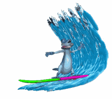 123 surfing cool waves surf board