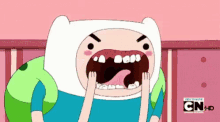 Adventure Time Finn GIF - Adventure Time Finn Amused GIFs