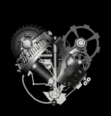 Steampunk Mechanical Heart GIF - Steampunk Mechanical Heart GIFs