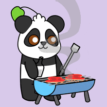 Pandoro Panda GIF - Pandoro Panda Cooking GIFs