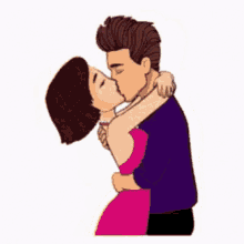 Hug Kiss GIFs | Tenor