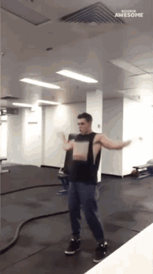 Jumping Rope People Are Awesome GIF - Jumping Rope People Are Awesome Exercise GIFs