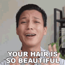 Your Hair Is So Beautiful Vishal GIF - Your Hair Is So Beautiful Vishal Buzzfeed India GIFs