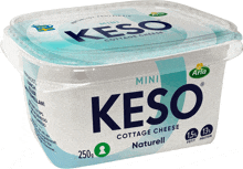 a container of mini keso cottage cheese naturel