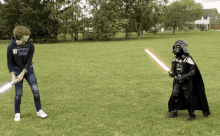 Young Darth Vader Lightsabre Duel Kids GIF