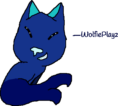 Wolfie Playz Smile Sticker - Wolfie Playz Smile Cute Stickers