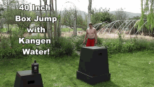 40inch Box Jump With Kangen Water Tim Mc Gaffin GIF