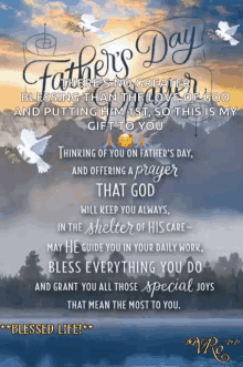 Fathers Day Prayer And Blessing Mountains GIF