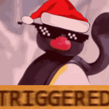 Penguin Triggered GIF