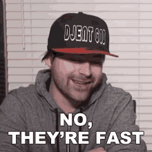 No Theyre Fast Jared Dines GIF - No Theyre Fast Jared Dines The Dickeydines Show GIFs