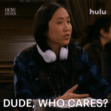 Dude Who Cares Ellen GIF - Dude Who Cares Ellen How I Met Your Father GIFs