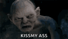 Gollum Kiss My Ass GIF - Gollum Kiss My Ass Lotr GIFs